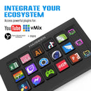 Visual Stream HAISEEN Dock Keyboard LCD Button 15Keys Live Content Creation Controller Customizable Windows/MacOS/Android/iOS