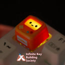Retro Game Theme Keycaps Mechanical Keyboard 1pcs Resin Esc Keys  Layered Drip Glue Pc Gaming Keyboard Collect Gift Keycaps
