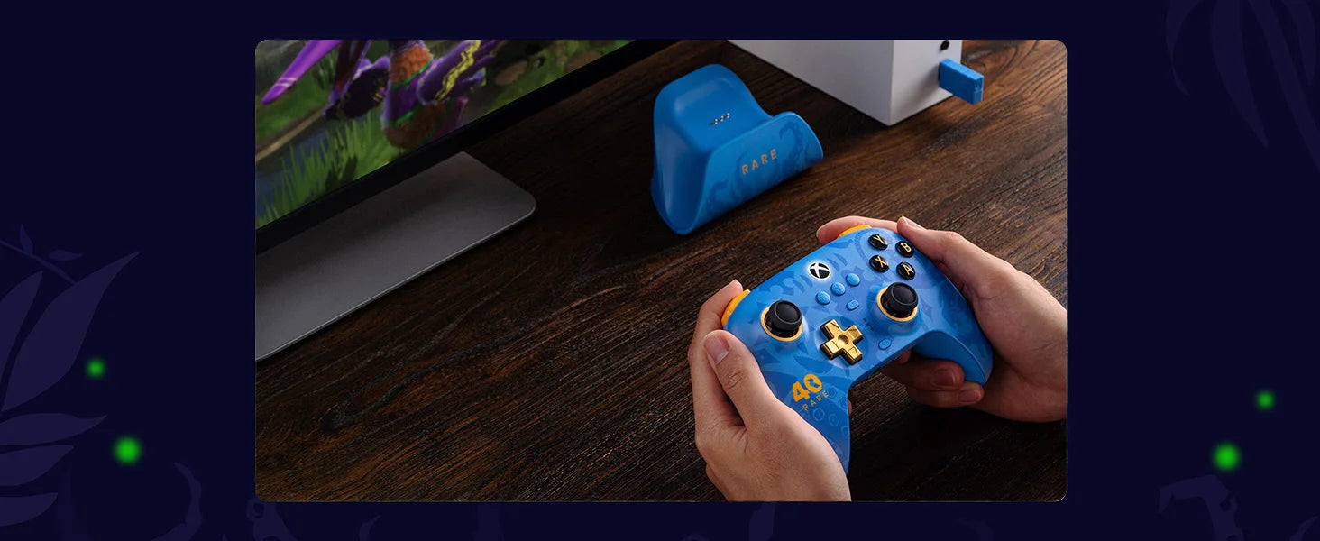 8BitDo Ultimate-3-Mode Controller - Rare 40th Anniversary Edition For Xbox Series X|S & Xbox One, Apple, Windows PC & Android