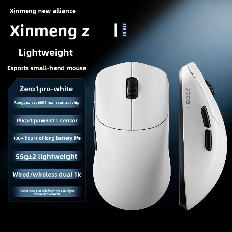 Xinmeng ZERO1 Lightweight Wireless Gaming Mouse | Tri-Mode, Low Latency & Long Battery Life