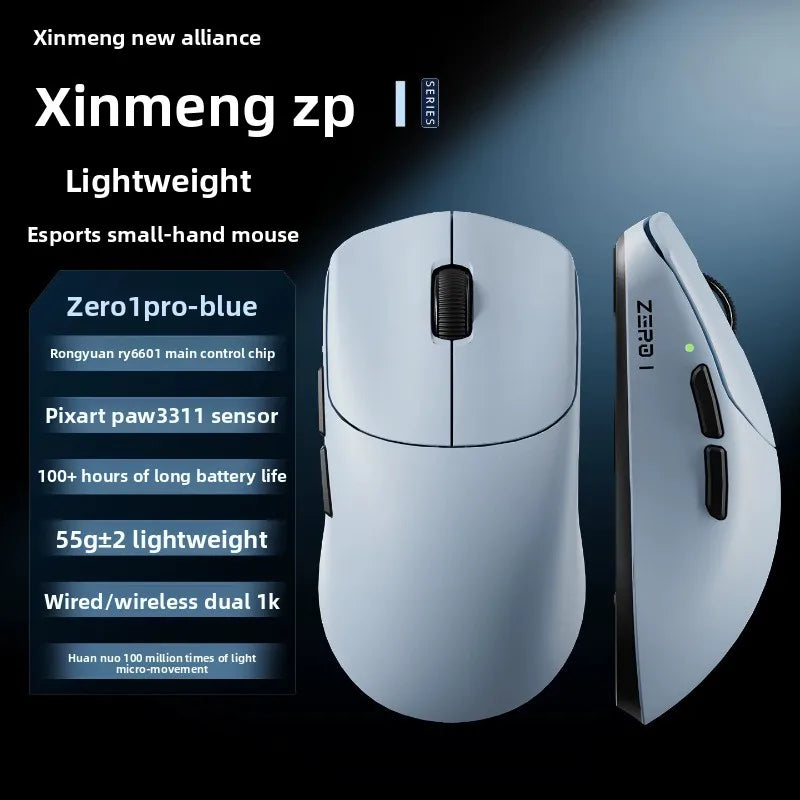 Xinmeng ZERO1 Lightweight Wireless Gaming Mouse | Tri-Mode, Low Latency & Long Battery Life