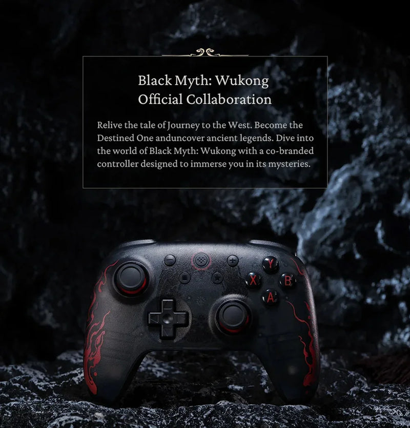 8BitDo Ultimate 2C Gamepads PC Black Myth Wukong Wireless or Wired Gaming Controller Windows 10 11 Steam Raspberry Pi Android