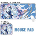 Anime Game Furina Neuvillette Mavuika Wanderer Raiden XXL Large Genshin Impact Mouse Pad Non-slip Keyboard Desk Mat Mousepad