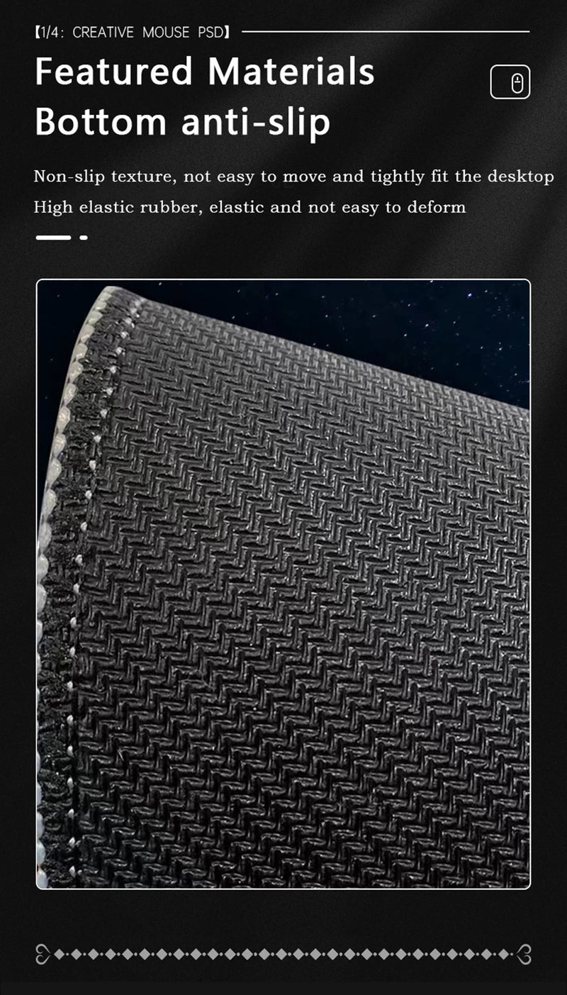 Ukiyoe Skull Japanese  large size  bedroom learning  Anime Mouse keyboard accessories  table mat   playmat  Pad