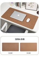 Retro Cowhide Pattern Desktop mat, Dirt Resistant Double Face mouse pad, Ready and Stylish Desktop Computer Mat, Leather pads