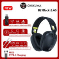 2025 New Onikuma  B2 Wireless Gaming Headset For PS5 PS4 PC 2.4GHz USB Game Headphones With Mic Ergonomic Design 5.3 Headphone