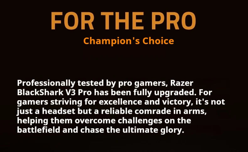 Razer BlackShark V3 Pro&CS2 Co-Branded Bluetooth Wireless Gaming Headphone Active Noise Cancellation with Detachable Microphone