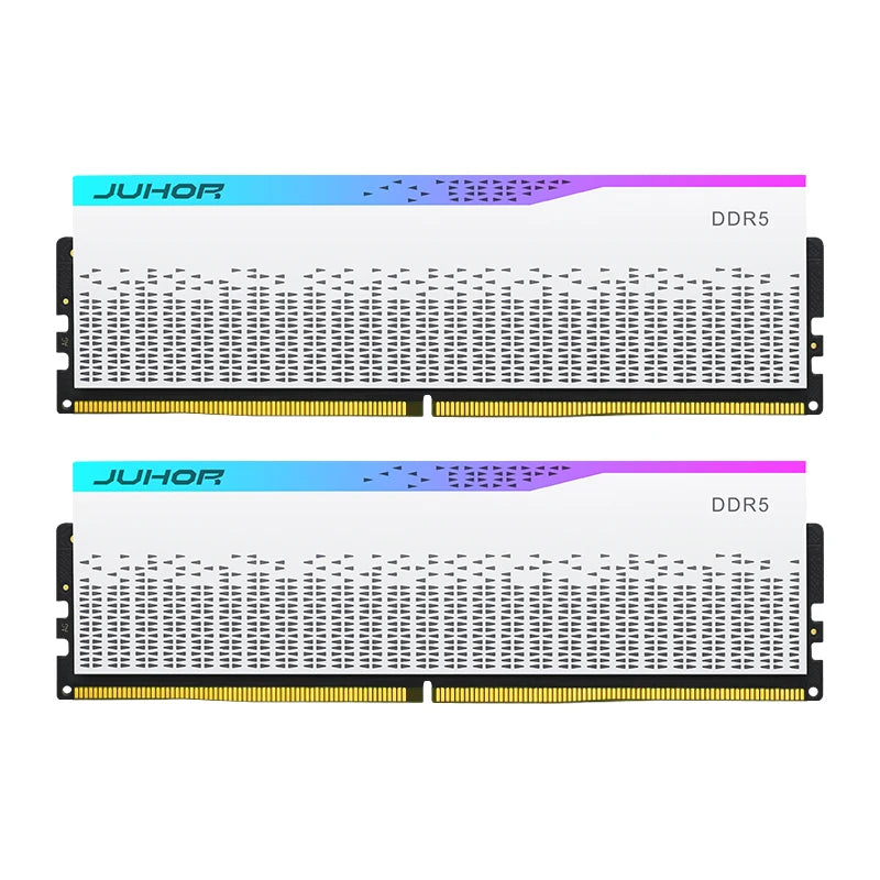 JUHOR Desktop Memory RGB DDR5 16GBX2 6000MHz 5600MHz  Dimm High speed Memoria Ram