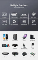 Anmite 14 Inch Touch Screen Portable Monitor 100%sRGB 400cd/m2 Gaming Computer Expand Display For XBox PS4/ 5 Switch Loptop