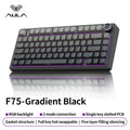 AULA F75 Gaming Mechanical Keyboard RGB Customized 75% Layout Side-engraving Gasket Mounted 80keys PBT Gradient Keycaps keyboard