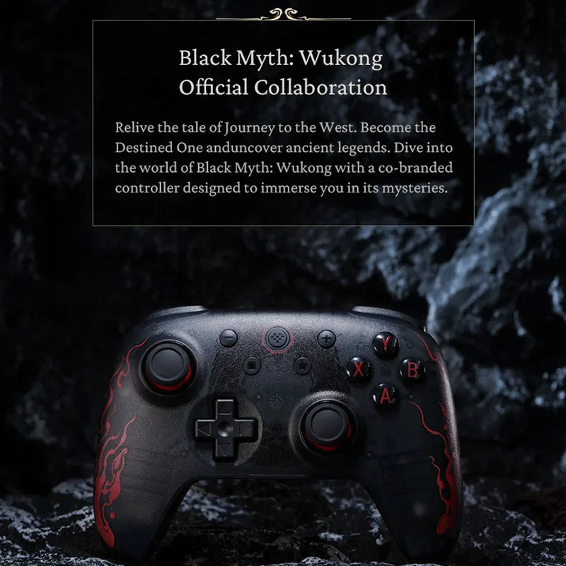 8BitDo Ultimate 2C Gamepads PC Black Myth Wukong Wireless or Wired Gaming Controller Windows 10 11 Steam Raspberry Pi Android