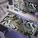 Strata Liquid Mousepad Large Gaming Keyboard Extended Pads Purple and Black Mouse Mat Topographic Mouse Pad PC cabinet Deskmat