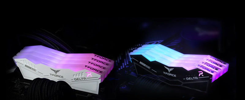 TEAMGROUP T-Force Delta RGB DDR5 Ram 32GB (2x16GB) 6000MHz PC5-48000 CL30 Intel XMP 3.0 & AMD Expo Compatible Desktop Memory