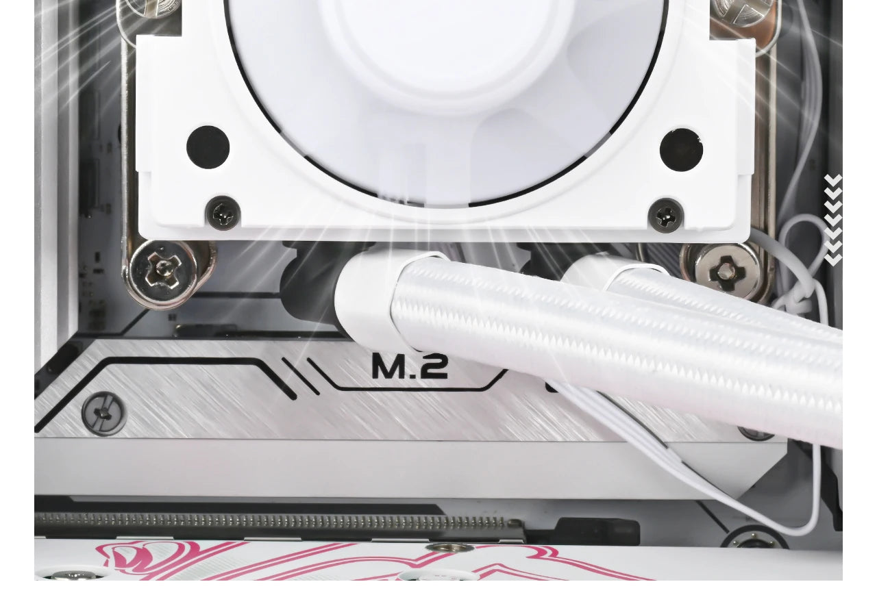 Thermalright Stream Vision 360 WHITE Integrated Water Cooled Heat Sink SV 360 WHITE Wind Engine Vision