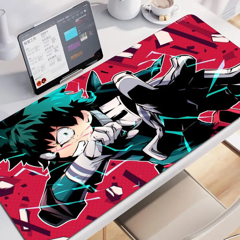 Academia Deku Anime My Hero Mouse Pad Gaming XL New Custom Large Mousepad XXL Mouse Mat Office Anti Slip Carpet Mice Pad