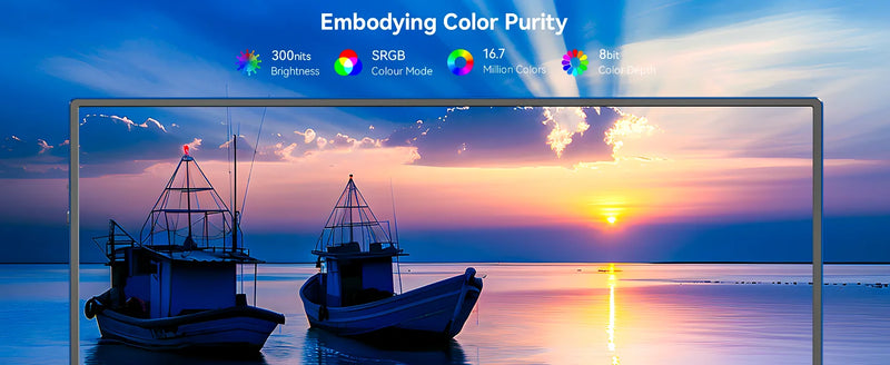 VEOUT 16inch Portable Monitor with USB-C 1920 * 1200P IPS, Freesync HDMI Gaming Monitor with Kickstand, Available in Four Colors