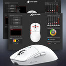 Attack Shark X3 PixArt PAW3395 Bluetooth Mouse 2.4G Tri-Mode Connection, 26000dpi, 650IPS,Lightweight Macro Gaming Mouse