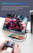 Anmite 14 Inch Touch Screen Portable Monitor 100%sRGB 400cd/m2 Gaming Computer Expand Display For XBox PS4/ 5 Switch Loptop
