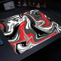 Fluid Mouse Pad Large Square Computer Office Game Table Mats Rubber Anti-slip Mousepads Small Decor Desk Pads Multiple Sizes