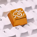 1pc Zinc Aluminium Alloy Key Cap Mechanical Keyboard keycap for CSGO OW Dota 2 PUBG WOW LOL R4 Height Stereoscopic relief