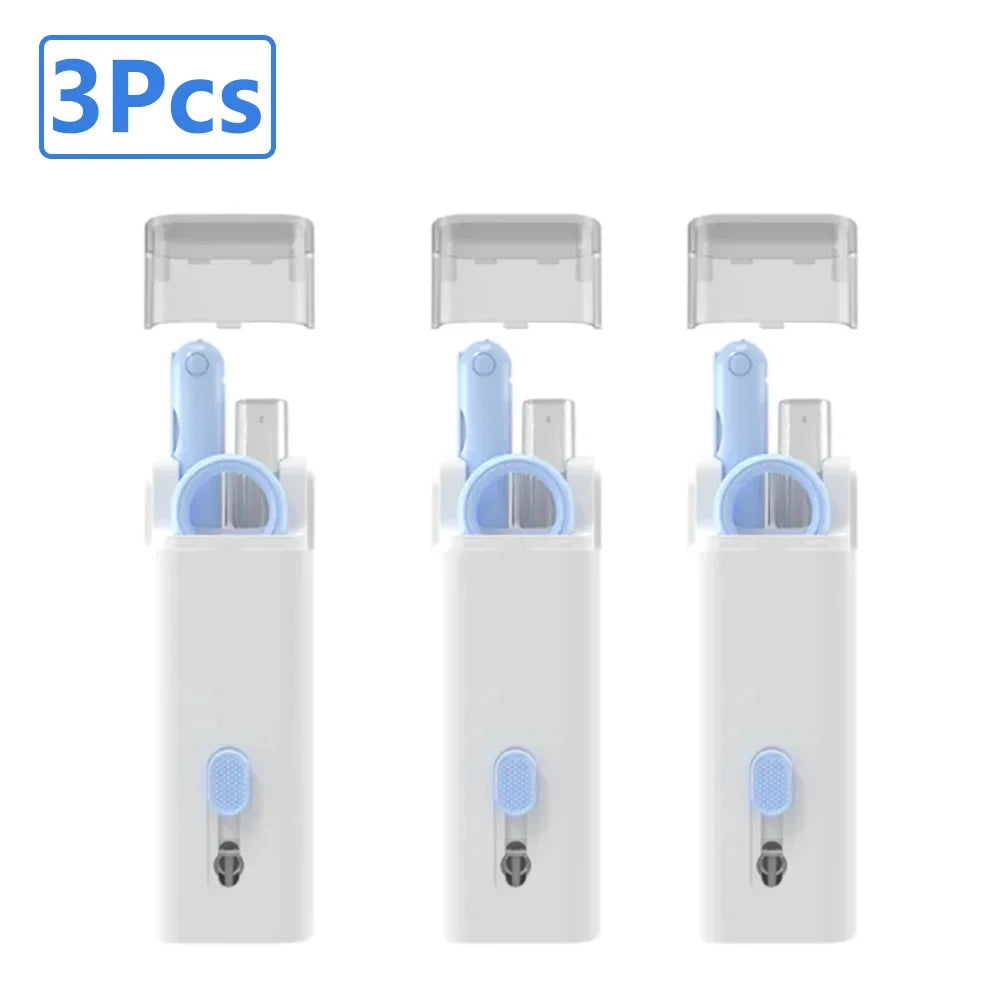 7-in-1 Keyboard Cleaning Kits Airpods Cleaner Headset Cleaner Pen Laptop Screen Cleaning Bluetooth Earphones Cleaning Kit