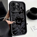 Trendy Pokemon Gengar Print Phone Case for Samsung Galaxy S25 S24 S21 S20 S22 S23 Plus Note 20 Ultra 5G S21 S20 S24 FE TPU Cover