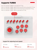 Arcade Joystick Wireless Gaming Controller for PC/Android/ios/Switch/PS3/PS4 Fighting Stick For Street Fighter/Mame