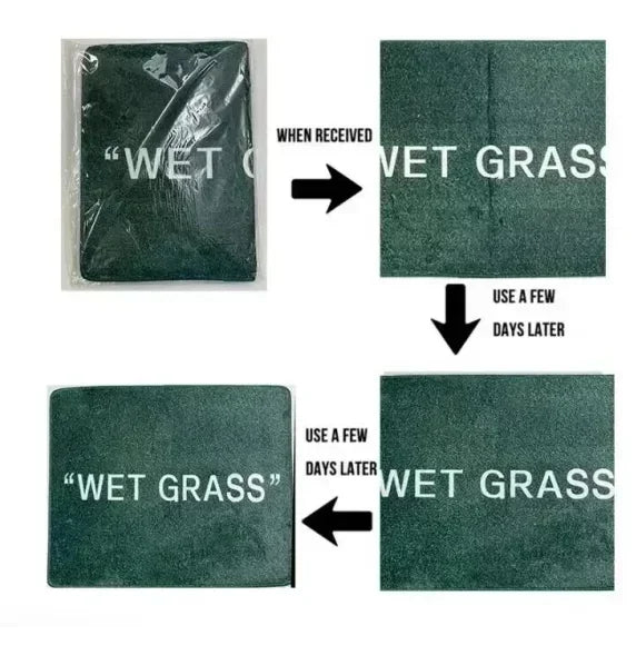 Large Round Mat Green Swirl Floor Soft Perfect Carpet for Bathroom Bedroom Kitchen Living Room Ideal and Home Decorations Rug