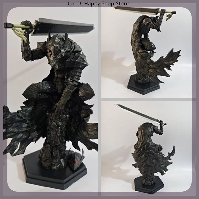23cm Berserk Guts In Armor Japanese Classics Anime Figure Model Gk Statue Collection Desktop Decoration Ornament Toys Boys Gifts