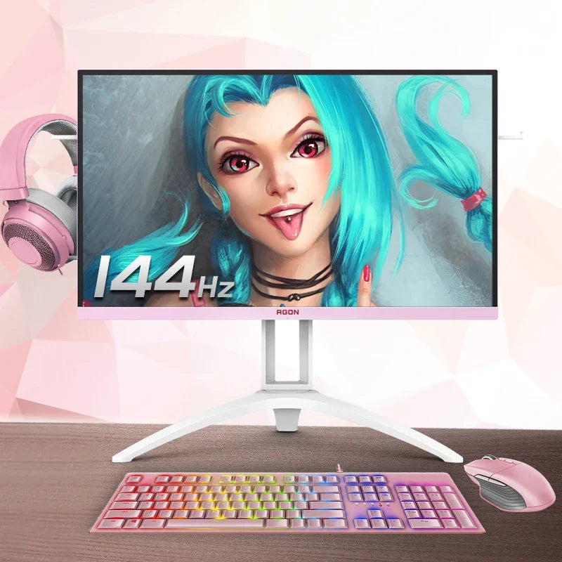 AOC AG273FXR 27-inch display 144HZ 1MS IPS gaming display HDR10 vertical lifting rotation for Most Computer