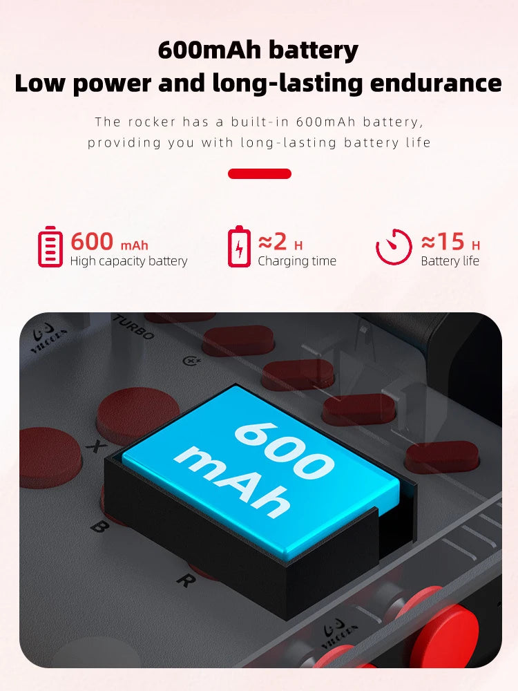 Arcade Joystick Wireless Gaming Controller for PC/Android/ios/Switch/PS3/PS4 Fighting Stick For Street Fighter/Mame