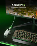 AIMZENIX AX200PRO Keyboard Mouse Adapter, High Performance Converter | Compatible with Popular FPS Games | PC & NS Platforms