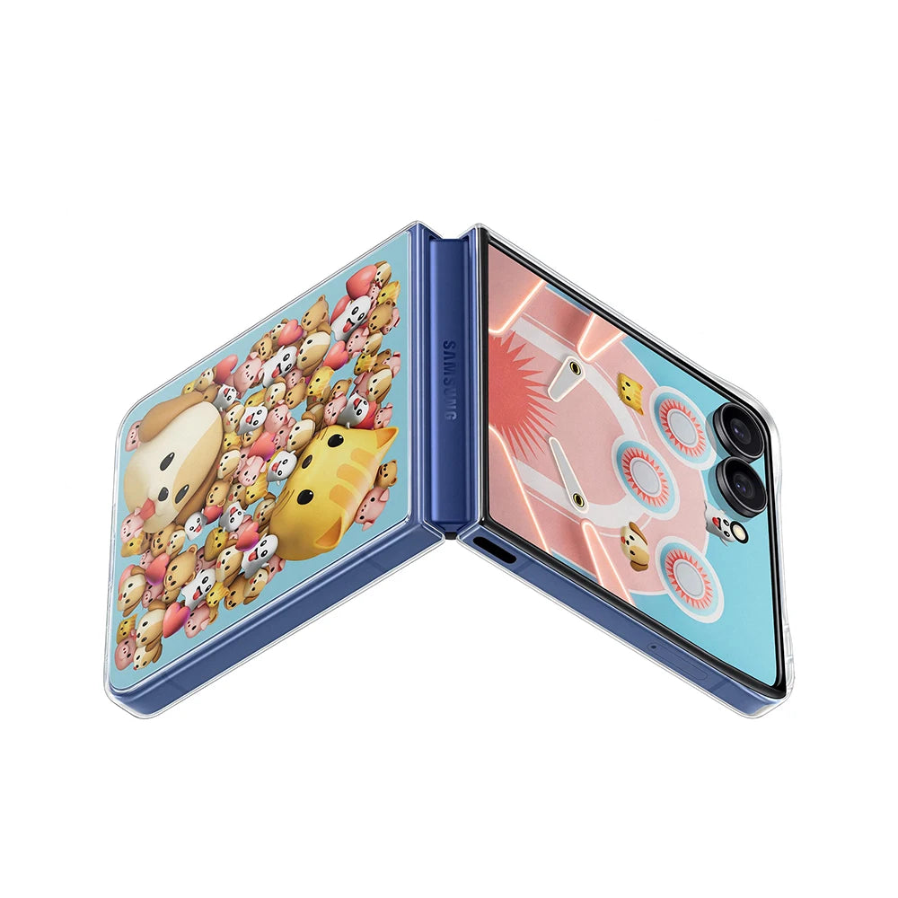 Original for Samsung Galaxy Z Flip7 Flipsuit Case EF-ZF766 Galaxy Z Flip 7 Smartphone Cover Transparent