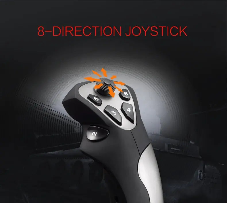PXN-2113 Pro Joystick Flight Simulator Gamepad Controller PC Flight Simulation Cockpit Stick for PC/Desktop Game Accessories