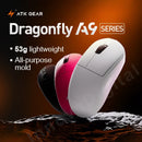 ATK Dragonfly A9 Ultra Wireless E-sports Gaming Mouse Ultra-lightweight Tri-mode Dual 8K Ergonomic Mice A9 Plus PAW3395/3950