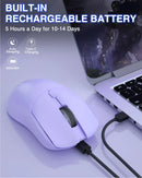 AULA SC580 Gaming Mouse Tri-mode Rechargeable Ergonomic Bluetooth Mouse 10000 DPI Wireless Bluetooth Mice for Office Gaming