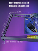 FIFINE Dynamic XLR Microphone Kit with Boom Arm for Mixer,Gaming USB Mic Set with RGB,Volume Control for PC PS5/4 AmpliGame AM8T