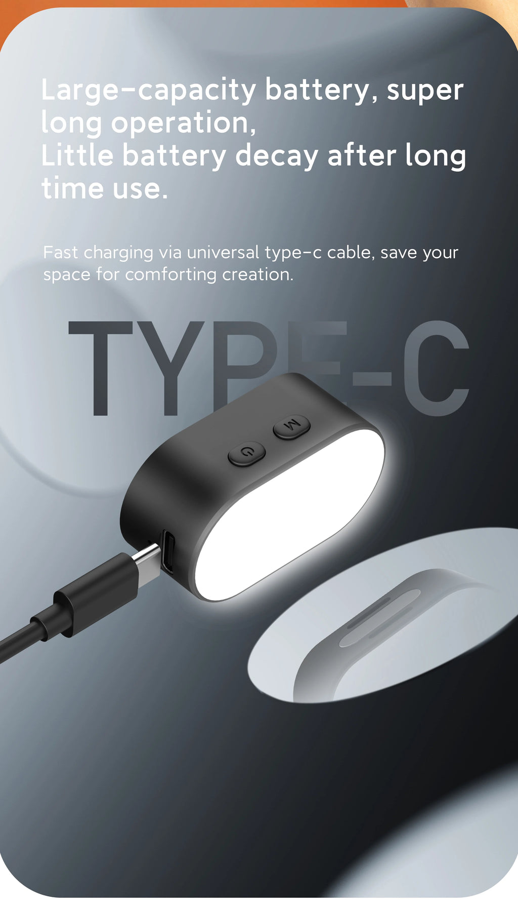 AOCHUAN Mini RGB Magnetic Fill Light 3-stop Brightness 7 Color Adjustment Gimbal LED Video Photography Light for Phone Selfie