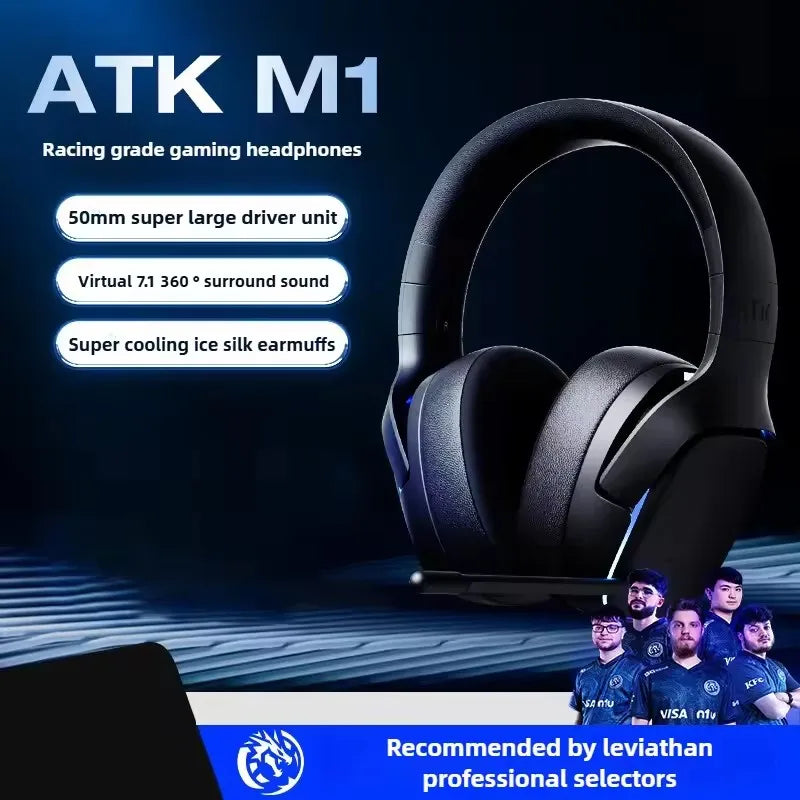 ATK Mercury M1 | Wireless Gaming Headset | 7.1 Surround, 13ms Latency & 60H Battery
