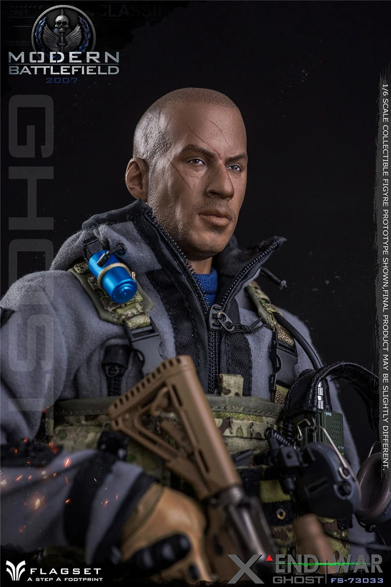 ViiKONDO 1/6 Flagset FS 73033 Ghost Action Figure Simon Riley End War COD Army Men 12inch Special Toy Model Full Set Collection