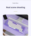 AJAZZ AK680 Gaming Mechanical Keyboard ABS Keycap 68 Keys Wired Wireless Bluetooth Keyboard Hot Swap Custom Gasket for Pc Laptop