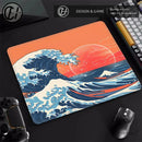 The Great Wave Art Design Small Mousepad Office Speed DeskMat 40x45cm PC Computer Game Keyboard Pad XS Rubber Anti-slip Mice Mat