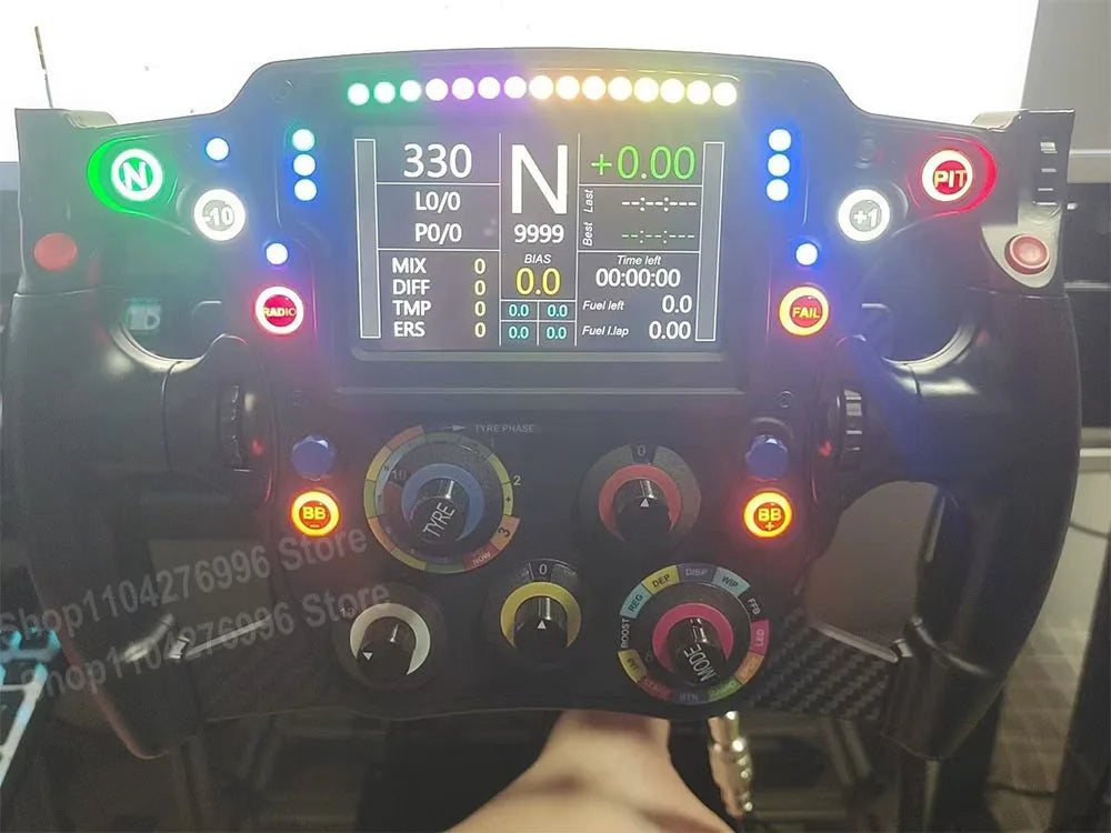 PC FORMULA Game Steering Wheel Racing Game Simulator with 4.3-inch Touchable High-Definition Screen For Fanatec SIMAGIC MOZA