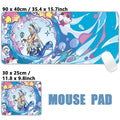 Anime Game Furina Neuvillette Mavuika Wanderer Raiden XXL Large Genshin Impact Mouse Pad Non-slip Keyboard Desk Mat Mousepad