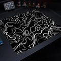Fluid Mouse Pad Large Square Computer Office Game Table Mats Rubber Anti-slip Mousepads Small Decor Desk Pads Multiple Sizes