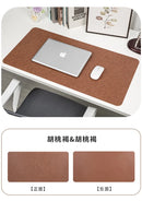 Retro Cowhide Pattern Desktop mat, Dirt Resistant Double Face mouse pad, Ready and Stylish Desktop Computer Mat, Leather pads