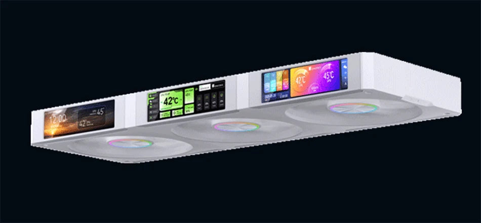 Jonsbo TF3-360SCW Water Cooled Radiator Screen Display ARGB Integrated 360 AIO CPU Liquid Cooling TF3-360SC LGA115X 1700 AM4AM5