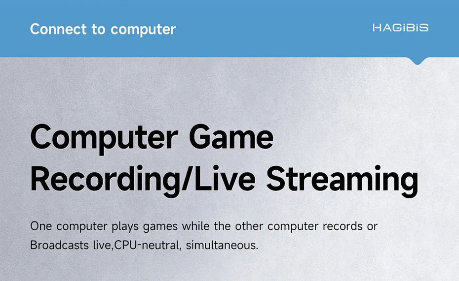 Hagibis 4K HDMI-Compatible Video Capture Card Loop Out for Game Recording Live Streaming 1080P Grabber MS2131 for PS4/5 Switch