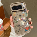 Travel Map Pattern TPU Case For Google Pixel 8 7 Pro Pixel 9 Pro XL Shockproof Soft Silicone Phone Cover For Google Pixel 7A 8A