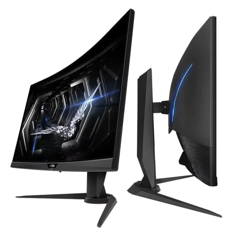 GIGABYTE AORUS CV27Q 27 Inch 2K 165Hz 1Ms1440P 1500R FreeSync Gaming Monitor Exclusive Built-in ANC with HDR 90% DCI-P3